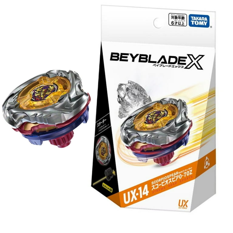 Takara Tomy Beyblade X Scorpio Spear 0-70Z UX-14 - Walmart.com