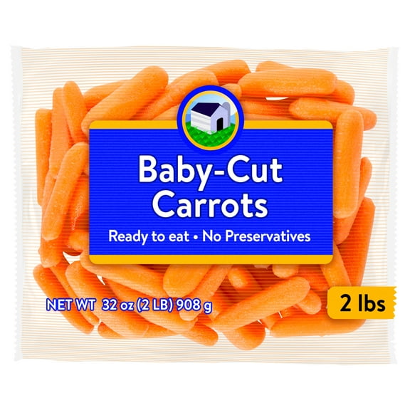 Fresh Baby-Cut Carrots, 2lb Bag