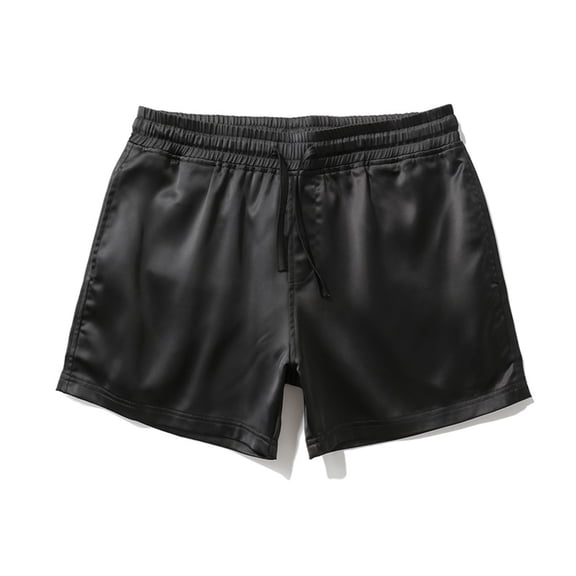Big & Tall Men's Satin Athletic Workout Running Shorts, 5" Inseam Performance Silky Quick Dry Short Pants, Moisture Wicking Summer Beach Shorts with Pockets