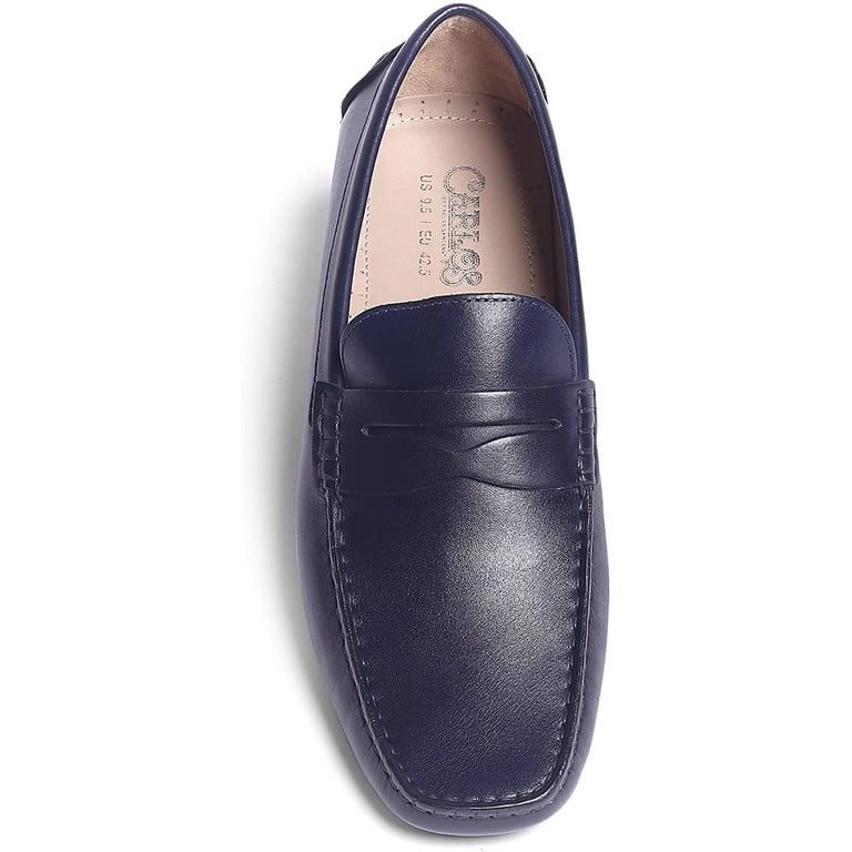 Carlos by Carlos Santana Mens Ritchie Driver Loafer 12 Navy  display picture 2