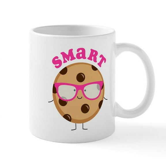 CafePress - Smart Cookie Mug - 11 oz Ceramic Mug - Novelty Coffee Tea Cup