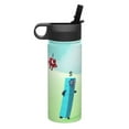 thumbnail image 2 of Numberblocks Insulated Water Bottle with Straw Lid, 18 oz Double Wall Vacuum Stainless Steel Kids Cup, Leak Proof Sports Thermos for Travel Fitness Hiking Outdoors, 2 of 8