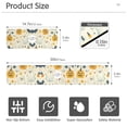 thumbnail image 3 of Yayeee Faucet Mat for Kitchen Sink 14.7" Diatomite Long Splash Guard Pad, Halloween Cute Ghosts, 3 of 7