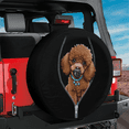 thumbnail image 3 of Lotusprinthandmade Poodle Cute Animals Collection Zipper Pattern Spare Tire Cover With Backup Camera Hole 6 Sizes, 3 of 8