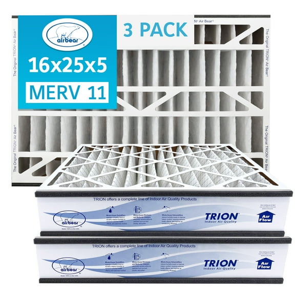 16x25x5 MERV 11 3 Pack