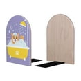 thumbnail image 2 of Naloa Corgi Washing in Bathtub 2 Pcs Bookend Large Capacity Office Book Ends for Home Office Library School Study Decoration, 2 of 8