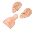thumbnail image 2 of Nose and Ear Model, Soft Silicone  Model, Reusable Body  Practice Model for  Suture, 3D Educational Simulation Props, 2 of 8
