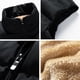 thumbnail image 5 of Chaleco informal de otoño e invierno para hombre, estilo coreano, cuello de gran tamaño, abrigo acolchado de algodón, chaleco de algodón cálido con plumón polar para hombre, 5 of 5