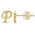 thumbnail image 2 of Fiaya Women Creative Fashion Earrings for Women, Gold 26 English Letters Earrings, Jewelry Gifts for Daughter Sister (P), 2 of 4