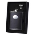 thumbnail image 1 of Eclipse Coffret de 6 oz Flacon de Liqueur en Cuir Noir, 1 of 1