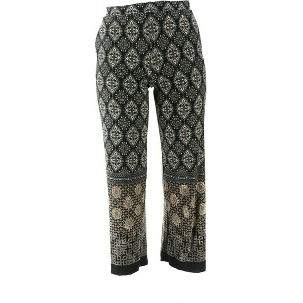 susan graver liquid knit pants with pockets
