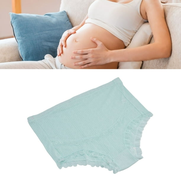 QIILU Pregnant Women Panties, 360° Hip Wrapped Belly Supporting Elastic  Maternity Underwear For Women For Summer