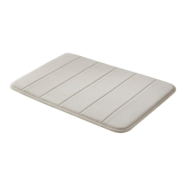 Alfombra de baño de espuma viscoelástica engrosada con respaldo absorbente antideslizante para comodidad en el suelo del baño