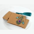 thumbnail image 4 of Matsuzay 50 unidades de caramelos de gran capacidad, paquete de galletas para eventos y banquetes, caja de regalo de papel portátil, caja de embalaje con Organizadores de utensilios de cocina Matsuzay HA083508-01, 4 of 6