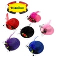 thumbnail image 3 of 12pcs Mini Hat Clips for Girls Hair Barrettes Kids Accessories for Party Dance Random Color, 3 of 6