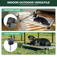 thumbnail image 4 of FXW TitanNest Chew-Proof Elevated Dog Bed, Raised Cot for Indoor/Outdoor/Camping Use, Durable & Washable Padded Pet Bed for Small Dogs, 36.0" L x 24.0" W x 4.5" H, Gray, 4 of 6