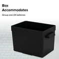 thumbnail image 4 of Caja De Batería Grande Camco Con Correas Y Herrajes - Grupo 27 30 31 | Almacena De Forma Segura Baterías Marinas Y Automotrices Para Vehículos Recreativos | Medidas Interiores 7-1/4"" X 13-1/4"" X 8-5, 4 of 5