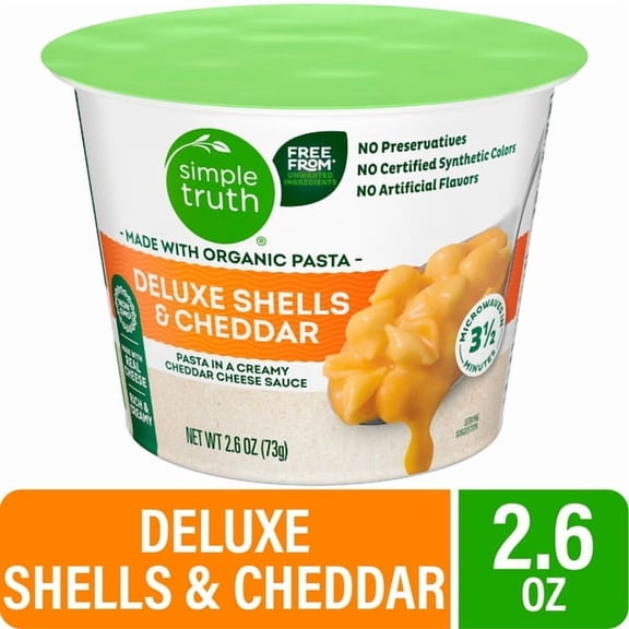 Simple Truth® Deluxe Shells and Cheddar Macaroni and Cheese Cup
