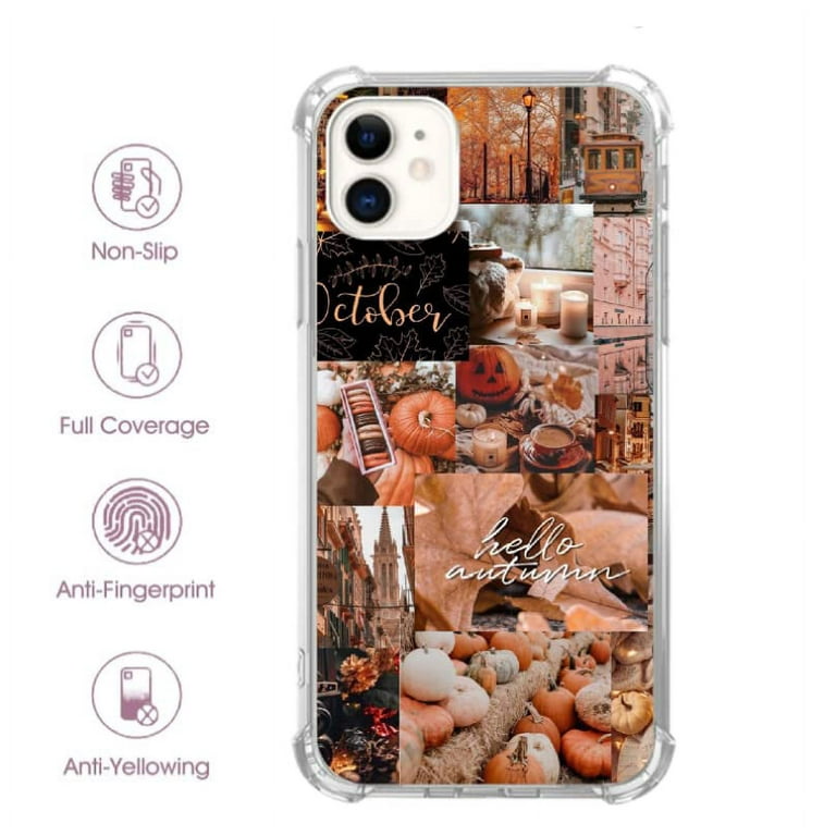 Fall Autumn Case Compatible with iPhone 11,Unique Art Design TPU Bumper Cover  Case - Walmart.com
