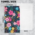 thumbnail image 2 of Amazing Floral Hand Towels for Bathroom Set of 2 Colorful Flowers Hand Towels Soft Absorbent Decorative Hand Towels for Bathroom Kitchen Sports Gym Yoga Home Decor 14 x 28 in, 2 of 6