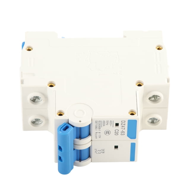 DZ47, 63 Mini Disyuntor, Disyuntor De 2 De Alta Sensibilidad Para Energía Solar Y Fotovoltaico, Resistencia Al Fuego Y Al Desgaste, Instalación Conveniente, Capacidad De