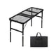 thumbnail image 1 of Mesa de parrilla plegable, mesa de camping portátil con bolsa de almacenamiento, muebles de exterior M, 1 of 9