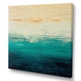 thumbnail image 2 of Designart "Minimalistic Beach Essence III" Abstract Wall Art - Modern Yellow Abstract Minimalism Hallway Wall Art Decor, 2 of 6