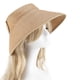 thumbnail image 5 of Sombrero Con Visera Para Mujer, Ala Ancha, Plegable, Enrollable, Para Playa, Sombrero De Paja Para El Sol Moyic AP007244-04, 5 of 6