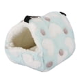 thumbnail image 2 of Nieyigj Winter Warm Soft Pet House Cage Bed for Hammock Squirrel Totoro Rabbit, Blue 14x12cm (5.5x4.7 inches), 2 of 9