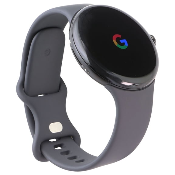 Open Box Google Pixel Watch 4 (45mm) LTE Smartwatch (G1KAW) Matte Black/Obsidian Band