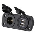 thumbnail image 2 of Adaptador de enchufe para encendedor de cigarrillos de 150 W, salida de potencia de 12 V/24 V (150 W), 2 of 5