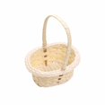 thumbnail image 4 of Grandest Birch Plastic Weaving Vegetable Fruit Picnic Storage Basket Box Cosmetics Organizer Plastic Weaving Storage Container Min, 4 of 7