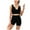 Black, variant on Fsshion Two Piece of Sets for Womens Summer Plus Size Casual Solid Color Sleeveless Blouse Shorts Sports Set Yoga Suit U-neck Bra Sexy Seamless Knitting Fitness Clothing