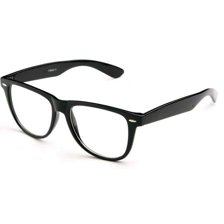 - Fashion Retro Unisex Mens Womens Clear Lens Nerd Geek Glasses Eyewear !