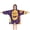 Purple Halloween Jack, variant on Purple Halloween Pumpkins with Boo Blanket Hoodies for Kids 6-13YR Oversize Wearable Blanket Hoodies for Boys Girls Teens