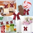thumbnail image 5 of RUseeN 50 Pcs 3.1" Red Gift Wrap Bows, Elegant Small Mini Bows for Gift Wrapping, DIY Crafts, Party Decorations, Baby Shower, Birthday, Wedding Decorations,Christmas, Gift Bags, 5 of 7