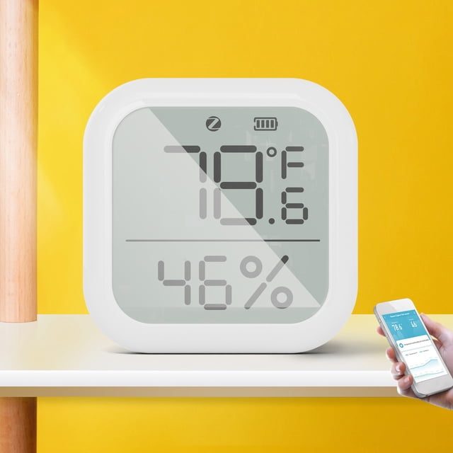 TIMIFIS Tuya Zig-Bee Smart Temperature And Humidity Meter Sensor Digital Remote Control Smart Temperature And Humidity Sensor Detector -