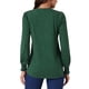 thumbnail image 3 of Camisetas de manga larga con cuello en V para mujer INSPIRE CHIC, 3 of 6