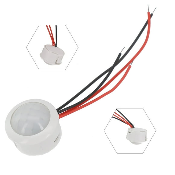 Human Infrared Body Sensor Head Switch PIR Automatic Sensor Detector Light Switch AC110-240V DC12-24V For Ceiling Lamp LED Light