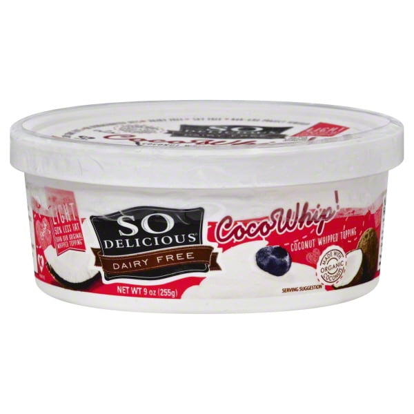 So Delicious Dairy Free Coco Whip Coconut Whipped Topping Light Walmart Com Walmart Com