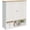 White, variant on Over The Toilet Bathroom Wall Cabinet with 2 Doors and Open Shelf, Wooden Space Saving Storage Cabinet, Medicine Cabinet for Bathroom Organization