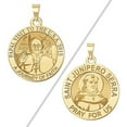 thumbnail image 2 of Picturesongold.Com Double Sided Saint Junipero Serra and Pope Francis Papal Visit Washington DC Religious Necklace Pendants Medal 3/4 in Sterling Silver, 2 of 6