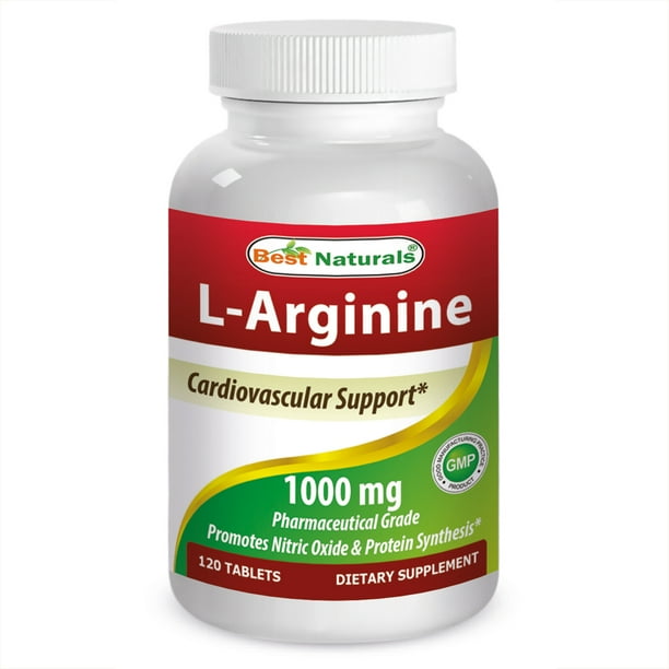 Best Naturals LArginine 1000mg, 120 Ct