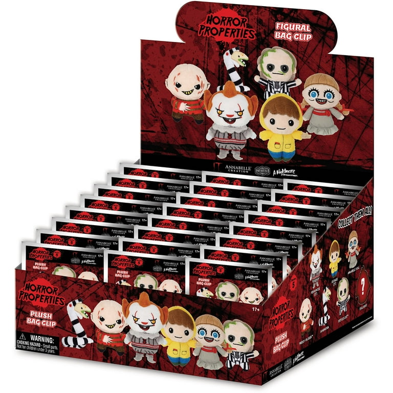 HORROR PROPERTIES アナベル　ぬいぐるみ　キーホルダー Horror Plush Bag Clip in Blind Bag - Walmart.com