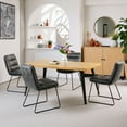 thumbnail image 4 of Homy Casa 5 Piece Dining Room Set - Rectangular Dining Table and 4 Industrial Side Chairs for 4 Person, 4 of 13