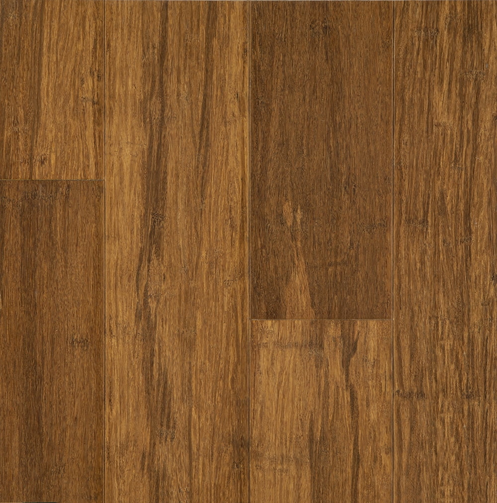Pacific Crest Carbonized Strand Engineered Bamboo with HPDC Rigid Core Flooring - Sample