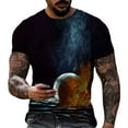 thumbnail image 2 of Men's T-Shirt Quick Dry Basketball Short Sleeve Sports Suitable For Running Fitness T-Shirts For Men, 2 of 4