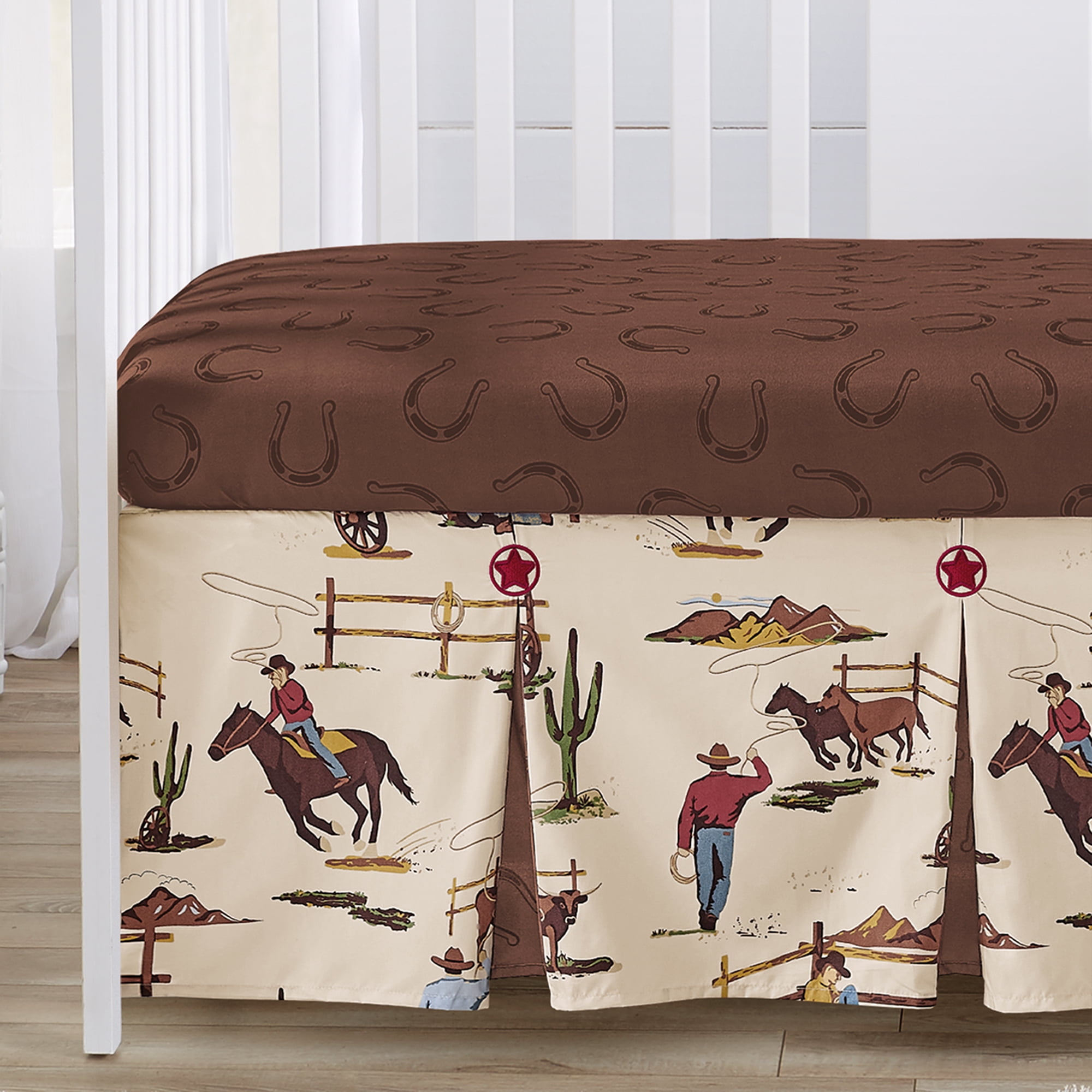 Cowboy crib sheets sale