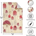 thumbnail image 3 of Dreamtimes Vintage Mushroom Kitchen Dish Towel 1 Pack, Soft Absorbent Dishcloths Reusable Hand Towel Washable Tea Towels for Home Kitchen Bar Table Decor, 28 x 18 Inch, 3 of 7