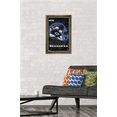 thumbnail image 5 of NFL Seattle Seahawks - Neon Helmet 23 Wall Poster, 14.72" x 22.37" Framed, 5 of 5